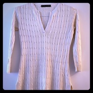 Ivory Ralph Lauren silk tunic